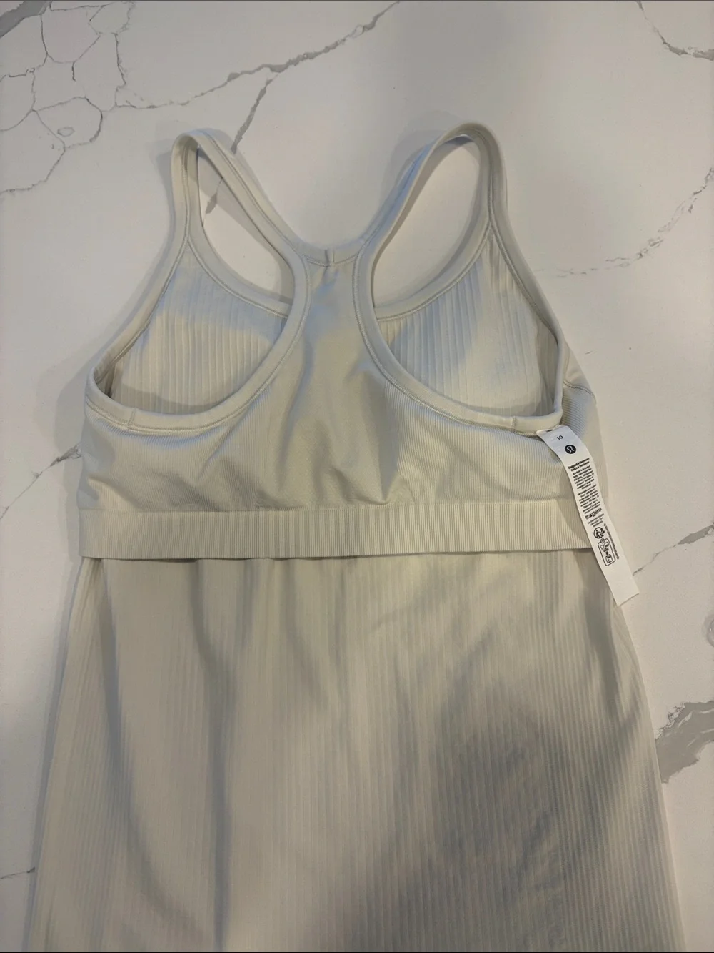 Lululemon Ebb to Street Tank Top ~ 10 ~ Ivory